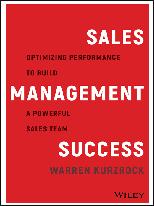 Title details for Sales Management Success by Warren Kurzrock - Available